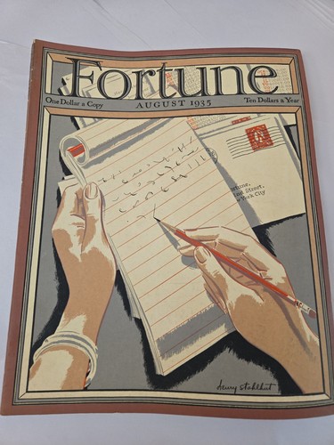 1935 fortune magazine - art, deco