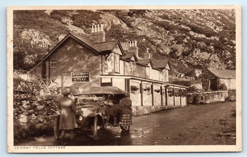 Postcard conwy conway falls - conwy,