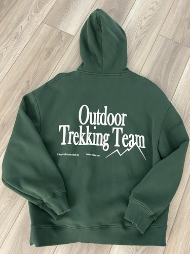 Men zara green hoodie - zara,