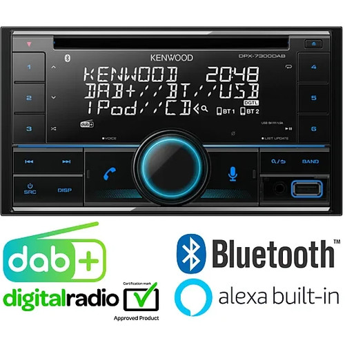 Kenwood dpx 7300dab dual din - dpx-7300dab,