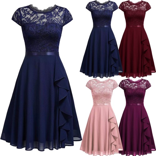 Women ruffle chiffon lace - women's,