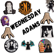 ✨Wednesday Addams Croc Charms - Halloween Charms for Clogs - UK Stock✨