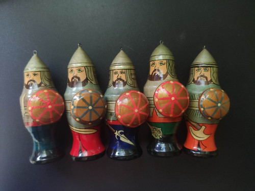 Wooden toy soldiers - wooden,