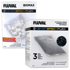 Fluval Spec/Flex BioMax & Carbon Media Multi-Pack A1378 & A1377 aquarium tank