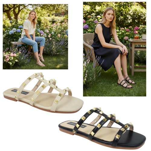 Flat studded slip - flat, on