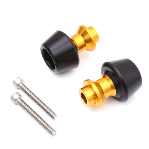 Blue rear swingarm spools - swingarm,