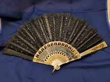 Vintage hand held fan - hand,