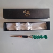 Scottish Village Glass Letter