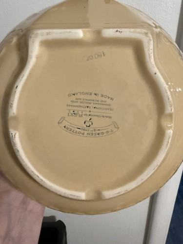 Large green pottery - large, t.g.