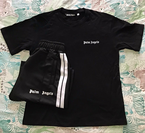 Palm angels men black 2pc - angels,