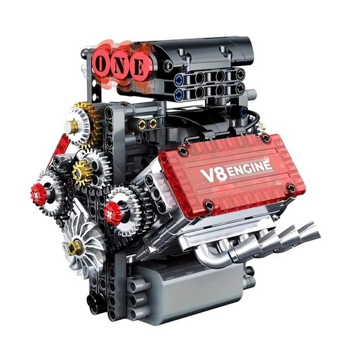Motorized engine simulation - v8,