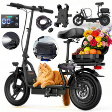 14"Electric Scooter with Seat