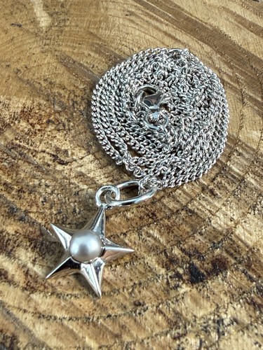 Sterling silver 925 star pearl - star,