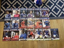 Glasgow Rangers Home Football Programmes x 19 From 2006 - 2010