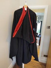 A Ryder And Amies  Master's  Academic Gown And Hood