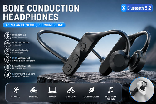 Bone conduction headphones - conduction,