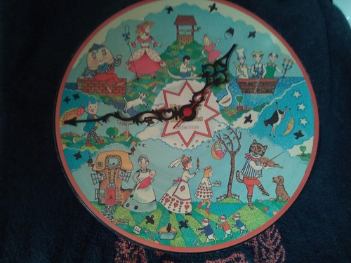 Nursery rhymes clock made from - nursery,