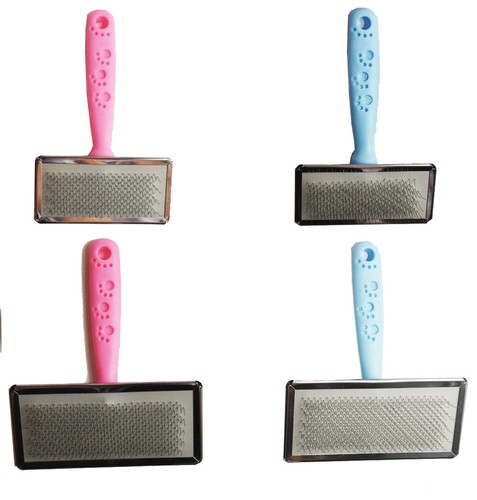 Pet grooming slicker - brush, for