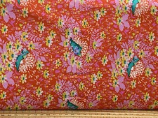 Tula Pink Tiny Beasts Cotton Fabric by 1/4 M* Stag Squirrel Hedgehog Ladybird