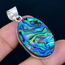 925 Silver Overlay Abalone