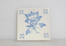 Antique Delft Holland Style Tile Floral Floral Classic Old Vintage 5.5"W