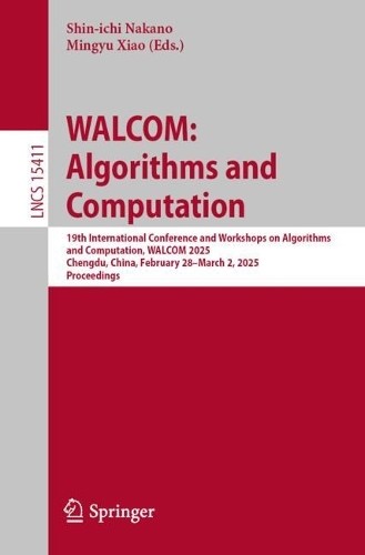 Walcom algorithms and - walcom:,