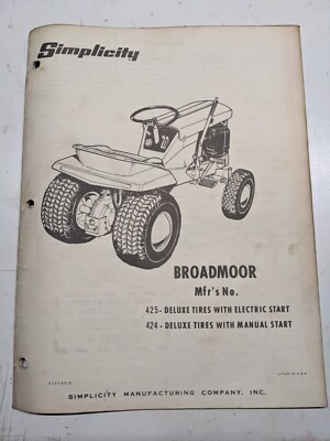Simplicity operator manual - simplicity,