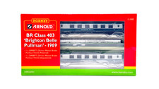 HORNBY ARNOLD N GAUGE - HN3001 - BR CLASS 403 BRIGHTON BELLE 1969 BLUE GREY