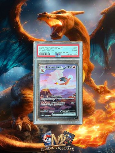 Psa charizard 199 165 mew - psa, ex