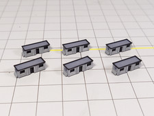 6x PORTABLE CABINS Temporary Operations Buildings Airport Model 1:400 Scale