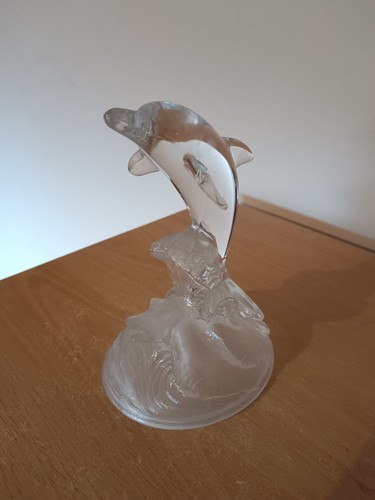Dolphin figurine lead - figurine,