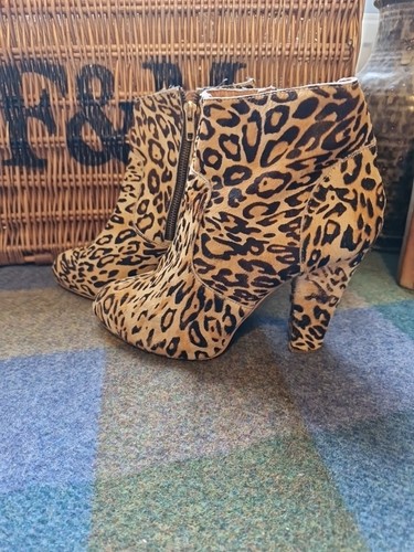 Topshop ankle boots leopard - ankle,
