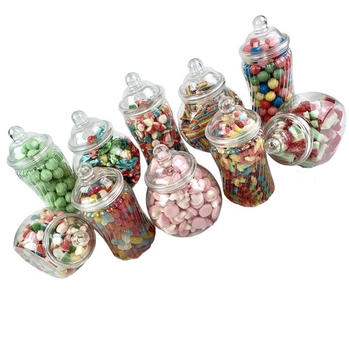 Cute plastic sweet jars 2 - jars,
