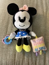 Disney Baby Minnie Mouse On The Go Activity Plush For Baby Stroller Or Car Seat