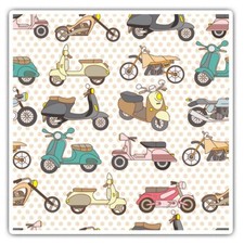 2 x Square Stickers 7.5 cm -