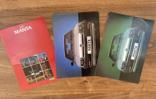 Opel manta sales - manta, brochure