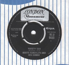 The Benny Hill Theme "Yakety Sax" Boots Randolph Combo London 1963 7"