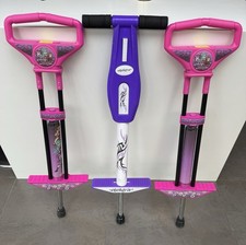Pogo Sticks For Sale, One Elektra With Flashing Lights And Two ‘Daisy Crushaz’