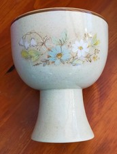 Vintage 70s Royal Doulton Florinda pattern Lambethware set of 6 goblets