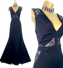 Lipsy Black Maxi Dress 16 Side