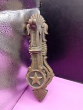 Antique Large  Brass Door Knocker  Rare WAUDES Patient 2585/84 20cm L