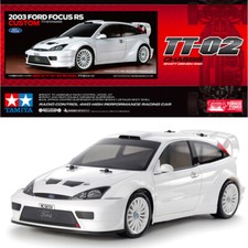 Tamiya RC 58724 2003 Ford Focus RS Custom (TT-02) 1:10 RC Car Assembly Kit
