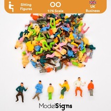 100x OO Gauge Sitting Figures