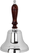 Hand Bell Wooden Handle Brass