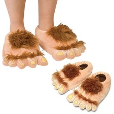 Wild Man Feet Plush Slippers