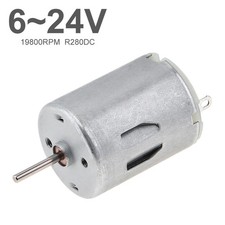 R280 DC Motor 6V-24V 19800RPM
