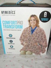 HOMEDICS COMFORT PRO TRANSFORM CORDLESS THROW Heat & Vibrating Massage