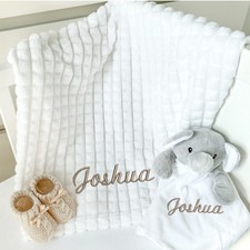 Embroidered White Personalised