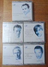 IAN FLEMING - 5 X RELOADED AUDIOBOOKS - INC GOLDFINGER & MOONRAKER