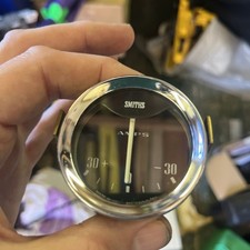 Classic Car Original Smiths 30-0-30 Amp Ammeter  2" Approx Diameter